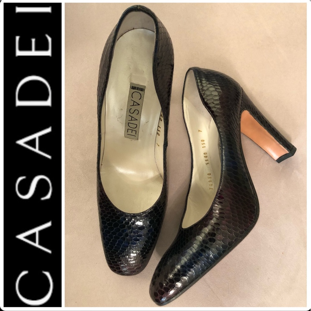 Casadei Italian Leather Pumps